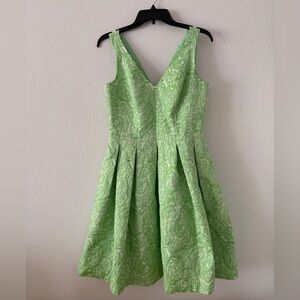 Betsey Johnson Light Green V neck A line Dress